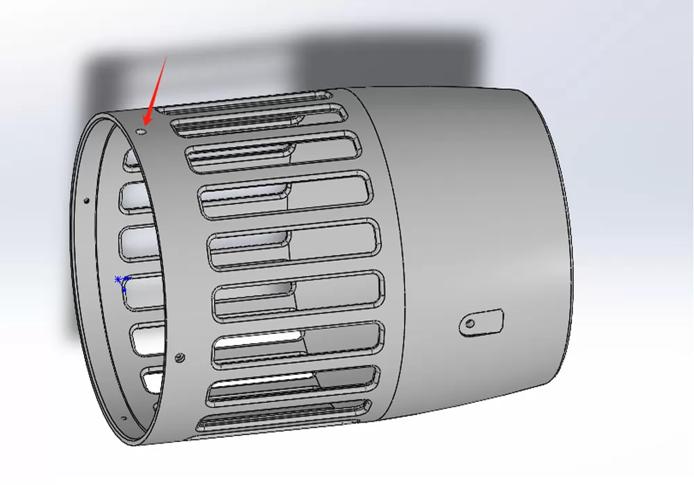 Freestanding motor housing